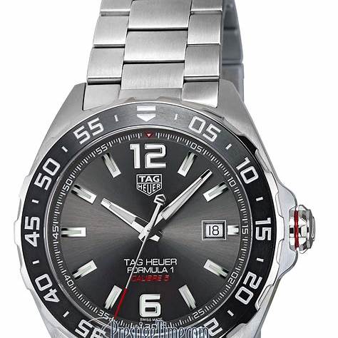 TAG HEUERTAG Heuer Formula 1 Calibre 5 WAZ2011.BA0842 Men's Watch - Grey Dial, Steel & CeramicWATCHESEcecile