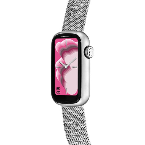 TOUS T-Band Mesh Smartwatch 3000132500 – Stainless Steel, IP68, 1.47″ Display