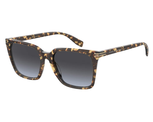 Occhiali da sole Marc Jacobs MJ 1094/S 086/GB Donna - Montatura avana, lenti grigio-blu sfumate