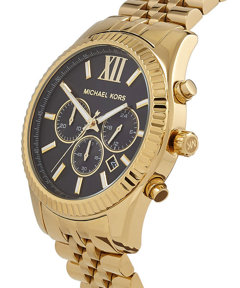 Michael Kors MK5739 Montre chronographe Bradshaw en acier inoxydable doré