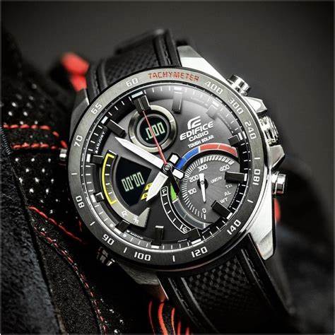 Casio Edifice ECB-900MP-1AEF Reloj Bluetooth con energía solar para hombre - Esfera negra, correa de resina