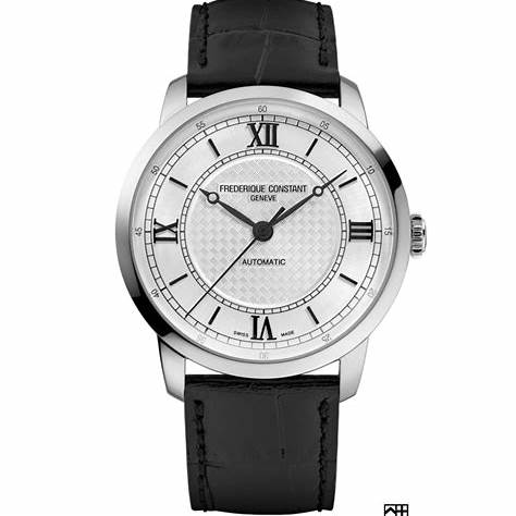 FREDERIQUE CONSTANTFrederique Constant Classics Premiere FC - 301S3B6 Men's Watch – Silver Dial, Black Leather StrapWATCHESEcecile