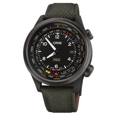 Oris ProPilot Altimeter 79377758734SET - Cassa in carbonio da 47 mm, Altimetro meccanico, automatico