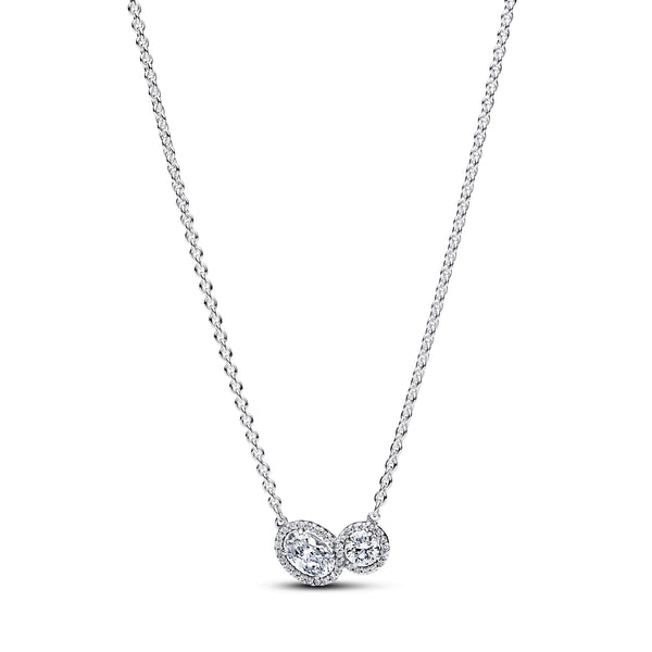 PANDORAPandora 393776C01 Embracing Halo Necklace - Sterling Silver, 45cmBIJOXEcecile