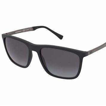 EMPORIO ARMANIEmporio Armani EA 4243 5001T3 56 Men's Matte Black Sunglasses with Dark Grey Polarized LensesEYEWEAREcecile