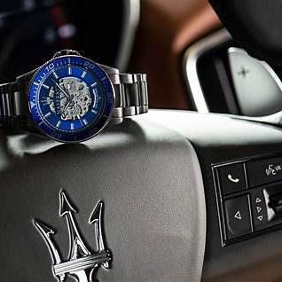 MASERATIMaserati Sfida Men's Watch - R8853140007, Blue Dial, Stainless Steel Bracelet, 44mmWATCHESEcecile