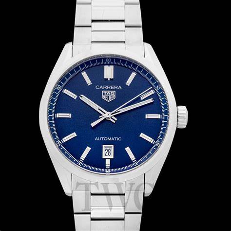 TAG HEUERTAG Heuer Carrera Date WBN2112.BA0639 Men's Watch - Blue Dial, Steel BraceletWATCHESEcecile