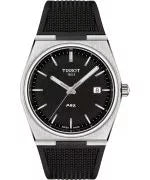 TISSOTTissot PRX Quartz 40mm Men's Watch T137.410.17.051.00 – Black Dial, Stainless Steel Case, Rubber Strap, Date DisplayWATCHESEcecile