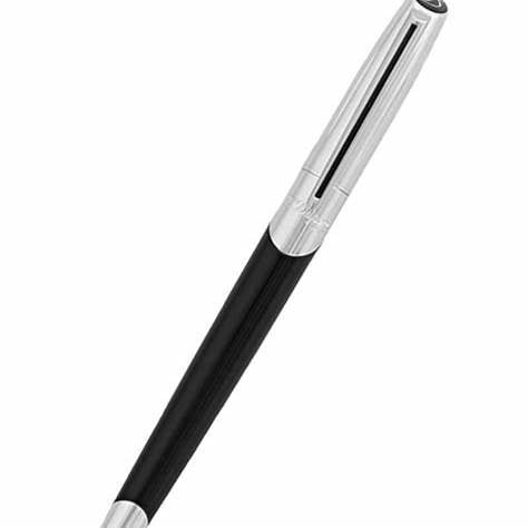 DUPONTS.T. Dupont Défi Millenium Rollerball Pen Model 402706 - Silver and BlackPENEcecile