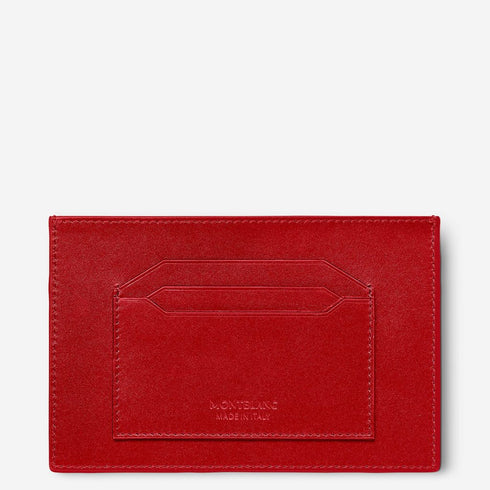 Montblanc Meisterstück 6cc Red Leather Card Holder 129909