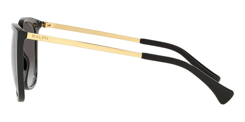 Lunettes de soleil Ralph by Ralph Lauren RA 5280 pour femme - monture noire brillante avec verres gris dégradés