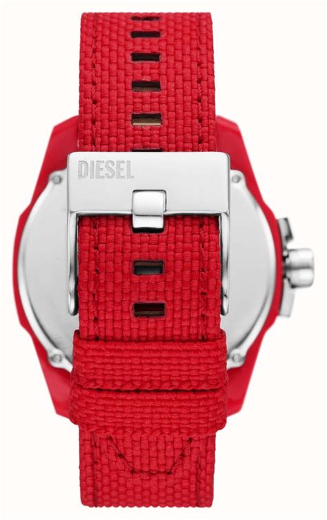 DIESELDiesel DZ4619 Baby Chief Solar Watch – Red Dial, Eco Strap, 43mmWATCHESEcecile