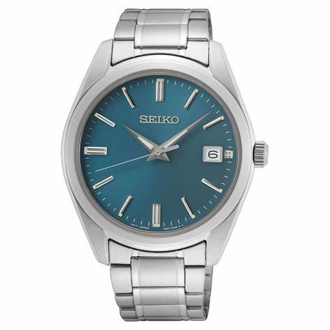 SEIKOSeiko Classic SUR525P1 Quartz Men's Watch - Blue Dial, Stainless Steel BraceletWATCHESEcecile