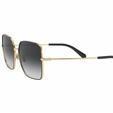 Dolce & Gabbana DG2242 1334/8G Women's Sunglasses - Gold Frame, Gray Gradient Lenses