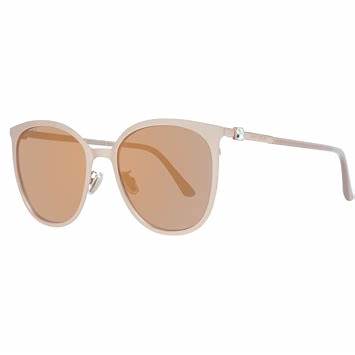 Gafas de sol Jimmy Choo ORIA/G/SK 56 DDBJL para mujer - 56mm, montura dorada con cristales degradados marrones