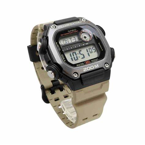 CASIO & VINTAGECasio DW - 291HX - 5AVDF Men's Digital Watch - Olive Green Resin Band, 200M Water ResistanceWATCHESEcecile