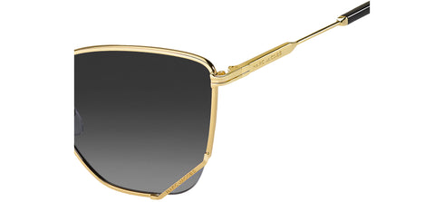 Marc Jacobs MJ 1006/S 001/9O Women's Sunglasses - Gold Frame, Grey Gradient Lenses