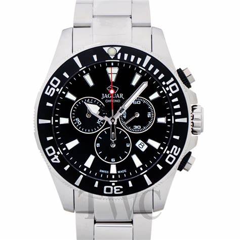 JAGUARJaguar Men's Swiss Quartz Chronograph Watch - Model J861/3, Stainless Steel Case, Black Dial, Sapphire CrystalWATCHESEcecile