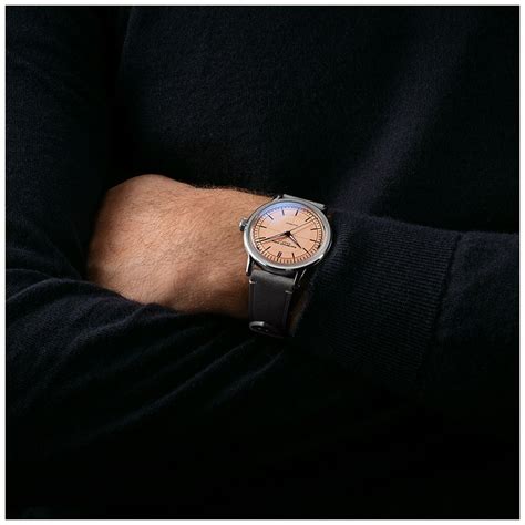 RAYMOND WEILRaymond Weil Millesime 39.5mm Automatic Watch - Salmon Dial, Grey Leather StrapWATCHESEcecile