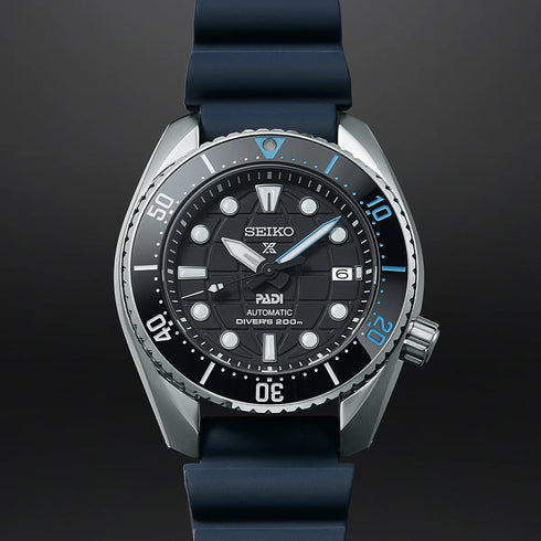 Reloj de buceo para hombre Seiko Prospex SPB325J1 'PADI King Sumo' - Acero inoxidable, esfera negra