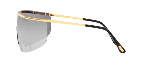 Tom Ford Pavlos-02 FT0980 30C Gafas de sol - montura dorado intenso brillante, lentes ahumadas espejadas