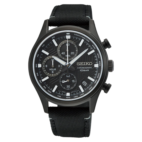 Cronografo al quarzo Seiko SSB421P1 Uomo - Zaffiro nero, 39,5 mm