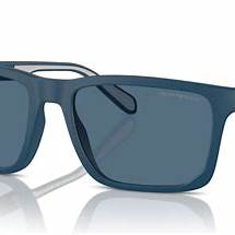 Emporio Armani EA4219 5763/80 Men's Sunglasses - Blue Frame, Blue Lenses, 57mm