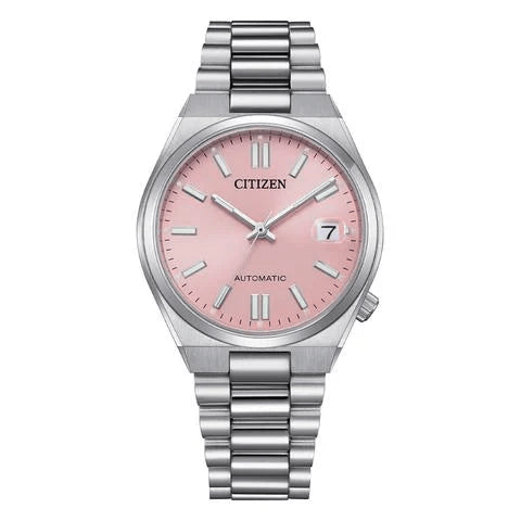 CITIZENCitizen Tsuyosa NJ0200 - 50Z – 37mm Pink Dial Automatic, Stainless Steel Bracelet Oris +12 Chrono24 +12 Chrono24 +12WATCHESEcecile