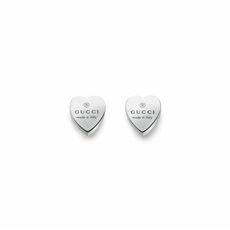 Boucles d'oreilles Gucci Trademark Heart en argent 925 YBD223990001