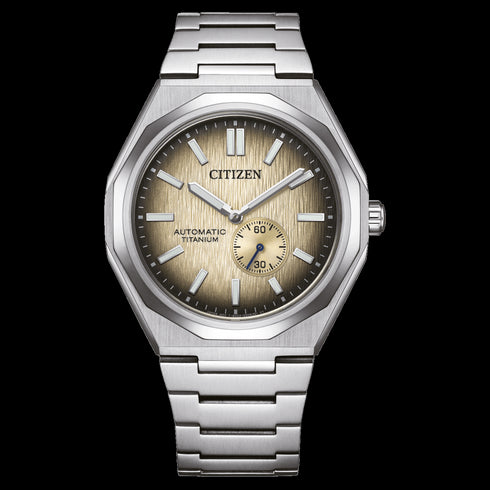 CITIZENCitizen Zenshin 60 NK5020 - 58P Auto Watch – Ivory Dial, Super Titanium CaseWATCHESEcecile