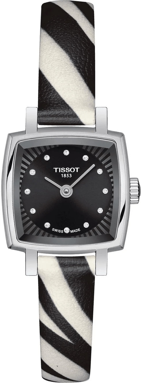 TISSOTTissot Lovely T0581091705600 Women's Quartz Watch - 20mm Stainless Steel Case, Zebra StrapWATCHESEcecile