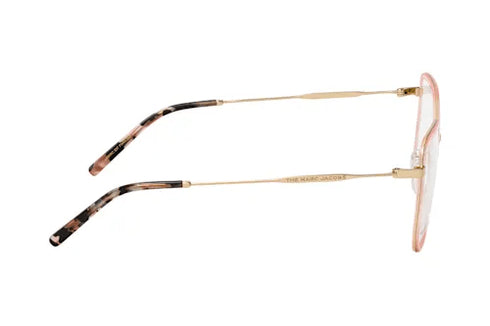 MARC JACOBSMarc Jacobs MARC 537 FWM Women's Square Eyeglasses - Nude Frame, Gold TemplesEYEWEAREcecile