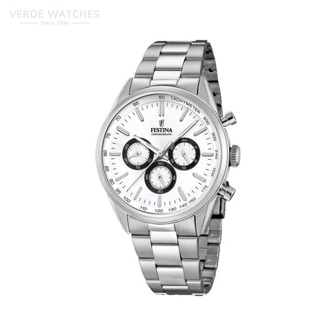FESTINAFestina F16820/Q Men's Chronograph Watch – Stainless Steel, 44mm, 5ATMWATCHESEcecile