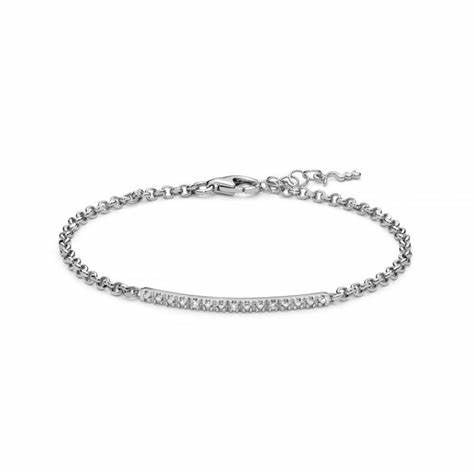 MILUNAMiluna Diamantissima BRD949 Women's Bracelet - 925 Silver with White DiamondsJEWELRYEcecile