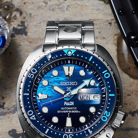 SEIKOSeiko Prospex SRPK01K1 PADI Special Edition Automatic Men's Watch - Blue Dial, Stainless Steel BraceletWATCHESEcecile