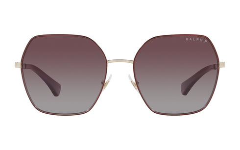 Ralph by Ralph Lauren RA 4138 9116/62 Women's Sunglasses - Bordeaux Frame with Gradient Purple Lenses