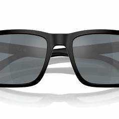 Emporio Armani EA4219 5001/6G Men's Sunglasses - Matte Black Frame, Gray Mirrored Lenses, 57mm
