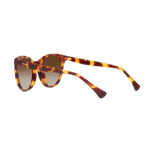 Ralph by Ralph Lauren RA 5294U 5885-13 B 53 Women's Round Sunglasses - Shiny Havana Frame, Brown Gradient Lenses