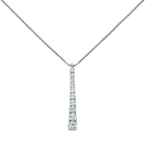 MILUNA: Miluna CLD4083 Necklace - 18K White Gold with Premium DiamondsJEWELRYEcecile