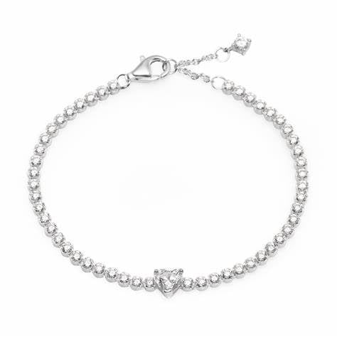 PANDORAPandora Sparkling Heart Tennis Bracelet 590041C01 - 16 - Sterling Silver with Clear Cubic ZirconiaBIJOUXEcecile