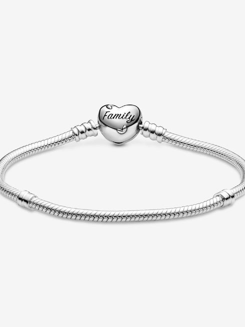 PANDORAPandora 598827C01 - 17 Family Tree Heart Clasp Bracelet – Sterling Silver, 17cmBIJOUXEcecile