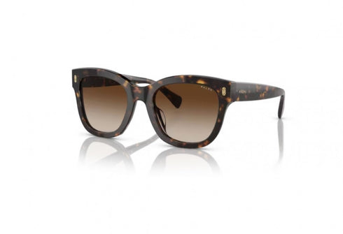Ralph by Ralph Lauren RA 5301U 5003/13 Women's Sunglasses - Shiny Dark Havana Frame with Gradient Brown Lenses