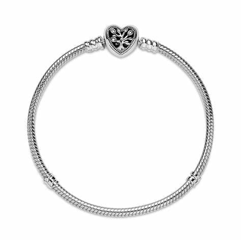 PANDORAPandora 598827C01 - 20 Family Tree Heart Clasp Bracelet – Sterling Silver, 20cmBIJOUXEcecile