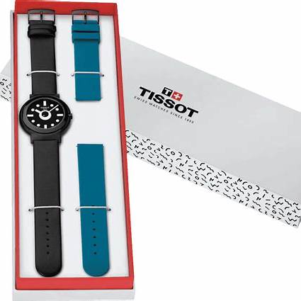 Orologio da uomo Tissot Heritage Memphis Gent - Quadrante nero, cassa in PVD nero, cinturino sintetico nero