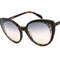 Emilio Pucci EP0182 5801F Gafas de Sol Mujer - Montura Negra, Lentes Marrón Degradado