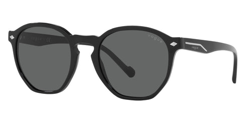 Vogue VO5368S Occhiali da sole da uomo - Montatura in acetato irregolare da 53 mm, lenti verde scuro, grigio trasparente