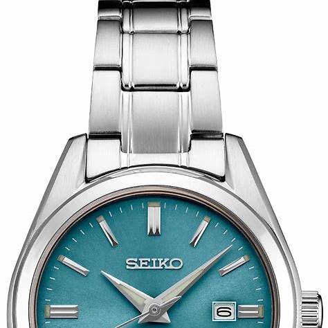 SEIKOSeiko SUR531P1 Women's Quartz Watch - Blue Sunray Dial, Stainless Steel BraceletWATCHESEcecile
