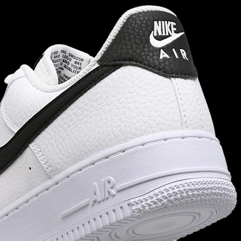 Nike Air Force 1 07 Blanc Noir Hommes
