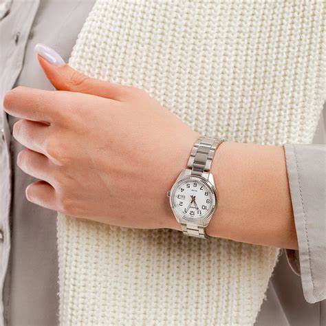 CASIO & VINTAGECasio LTP - 1302D - 7BVDF Women's Analog Watch - Stainless Steel Band, White DialWATCHESEcecile