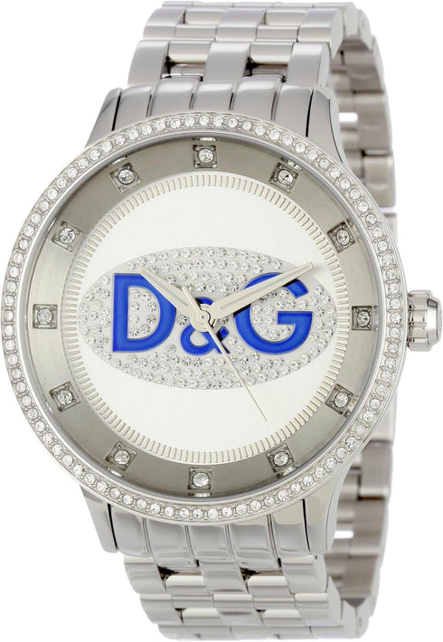 DOLCE & GABBANADolce & Gabbana DW0133 Men's Watch - 45mm, Stainless Steel Case with Silver DialWATCHESEcecile
